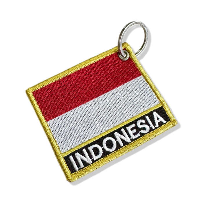 BP0419N-001 Indonesia Embroidered Flag Patch 3"×2.5" - Image 5