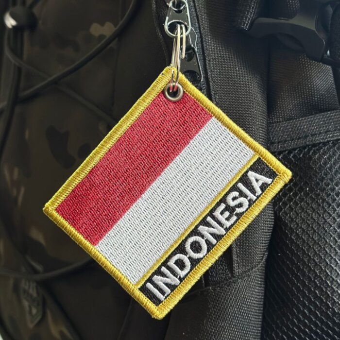 BP0419N-001 Indonesia Embroidered Flag Patch 3"×2.5" - Image 6