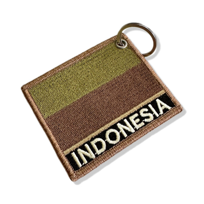 BP0419N-003 Indonesia Embroidered Flag Patch 3″×2.5″ - Image 5