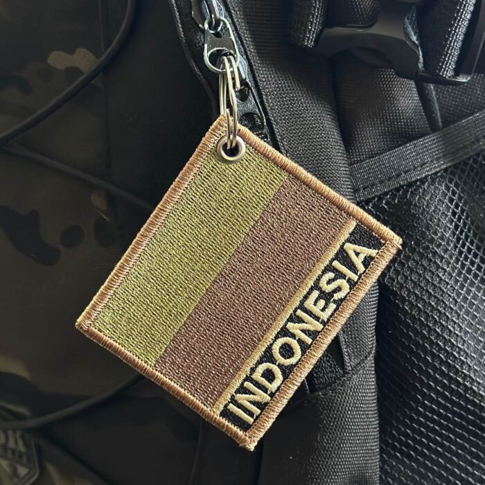 BP0419N-003 Indonesia Embroidered Flag Patch 3″×2.5″ - Image 6