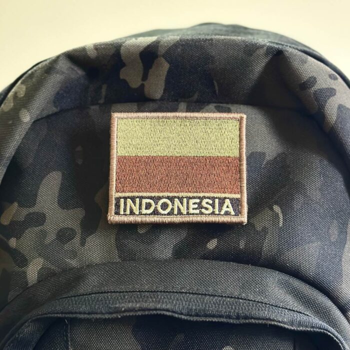 BP0419N-003 Indonesia Embroidered Flag Patch 3″×2.5″ - Image 4