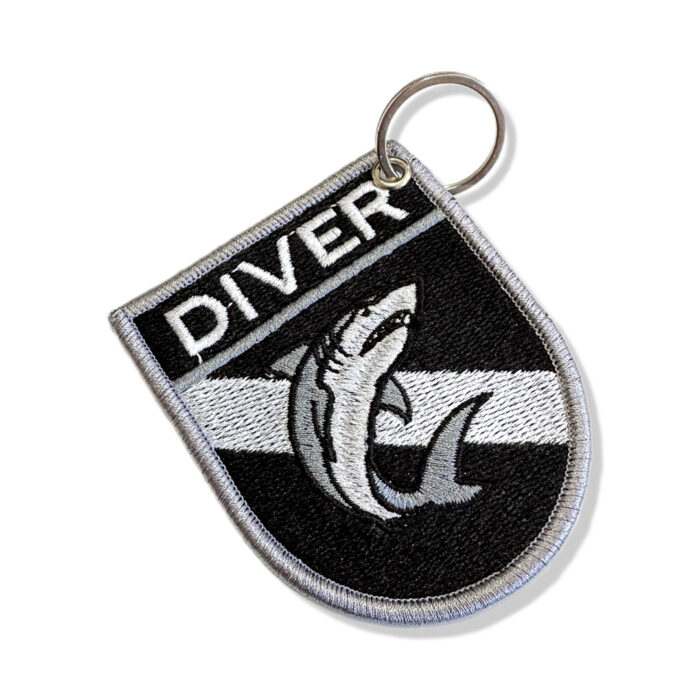 BD0176E-002 Diver Embroidered Flag Patch 2.68"×3.15" - Image 5