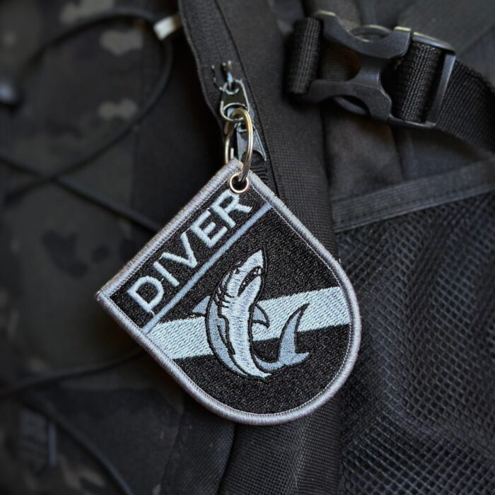 BD0176E-002 Diver Embroidered Flag Patch 2.68"×3.15" - Image 6
