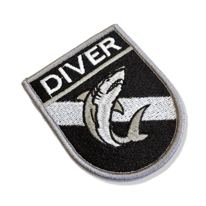 BD0176E-002 Diver Embroidered Flag Patch 2.68"×3.15" - Image 3