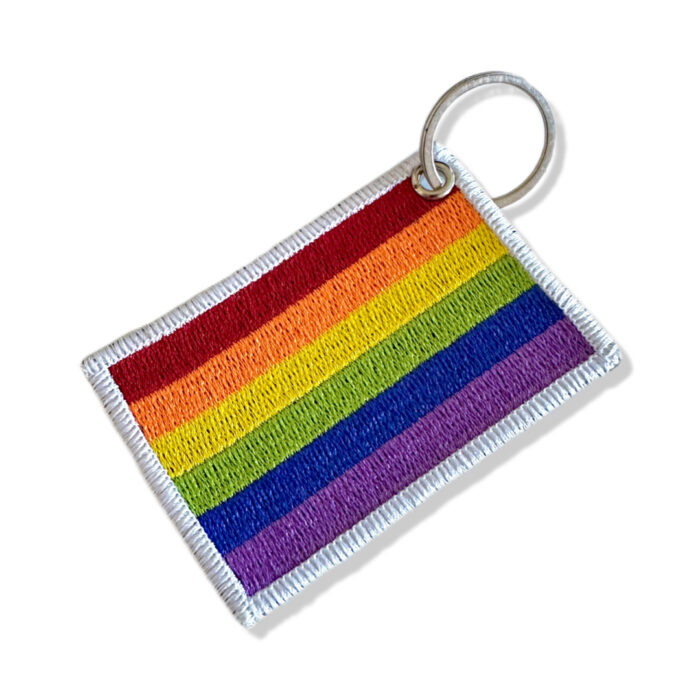 BD0178-001 LGBT Embroidered Flag Patch 3"x2" - Image 5