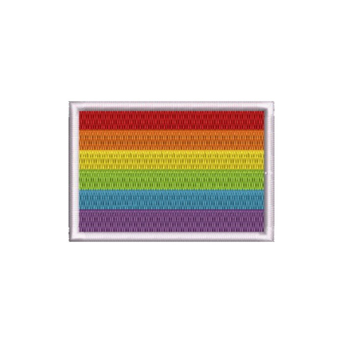 BD0178-001 LGBT Embroidered Flag Patch 3"x2" - Image 7