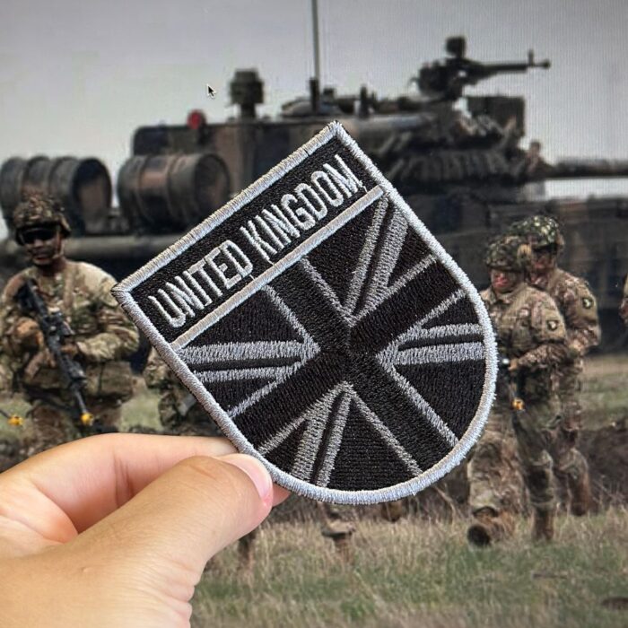 BP0001E-002 United Kingdom Embroidered Flag Patch 2.68″×3.15″ - Image 2