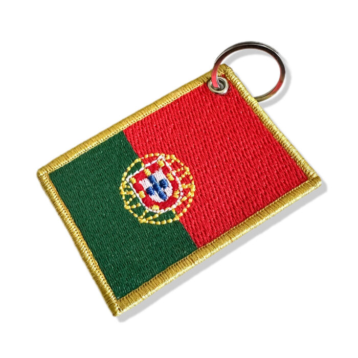 BP0071-001 Portugal Embroidered Flag Patch 3″x2″ - Image 5