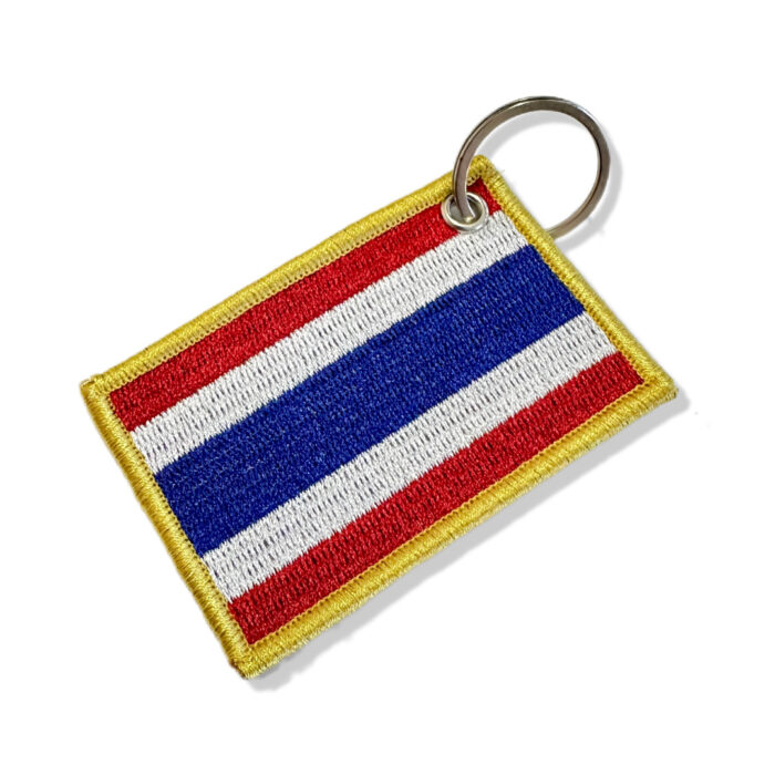 BP0206-001 Thailand Embroidered Flag Patch 3″x2″ - Image 5