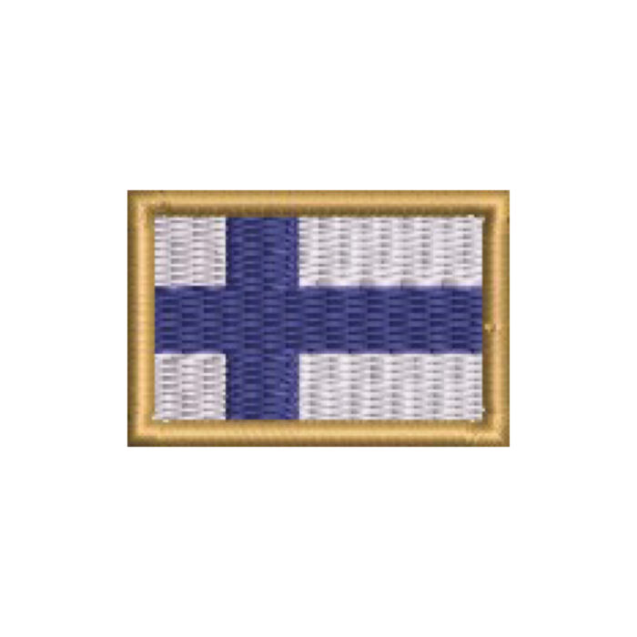 BP0404-031 Finland Embroidered Flag Patch 1.5″x1″ - Image 8