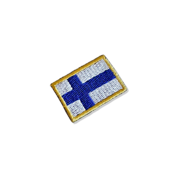 BP0404-031 Finland Embroidered Flag Patch 1.5″x1″