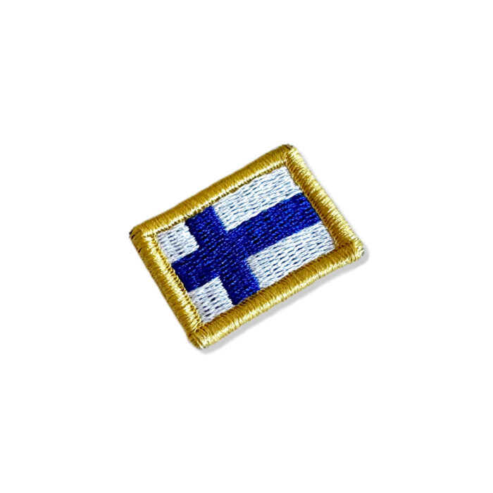 BP0404-031 Finland Embroidered Flag Patch 1.5″x1″ - Image 3