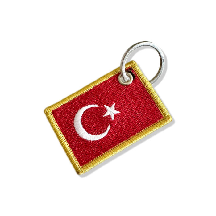 BP0428-011 Turkey Embroidered Flag Patch 2.25″×1.5″ - Image 5