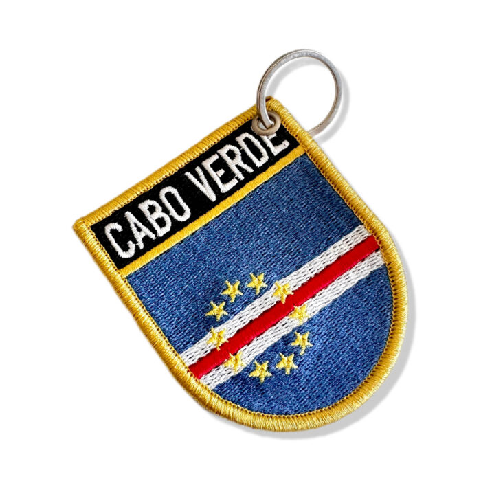 BP0434E-001 Cape Verde Embroidered Flag Patch 2.68″×3.15″ - Image 5