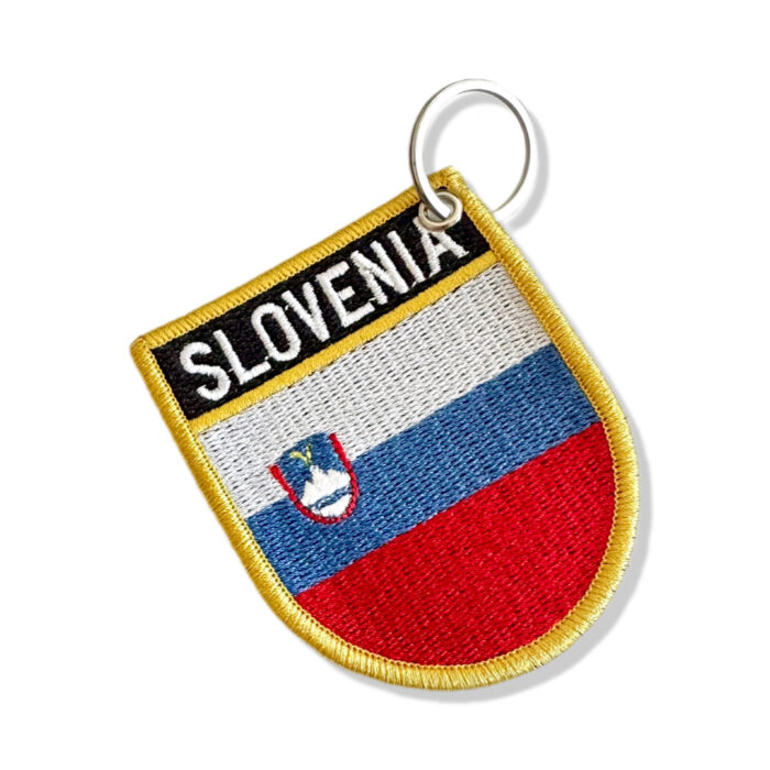 BP0443E-001 Slovenia Embroidered Flag Patch 2.68"×3.15" - Image 5