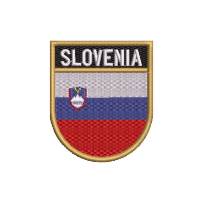 BP0443E-001 Slovenia Embroidered Flag Patch 2.68"×3.15" - Image 7