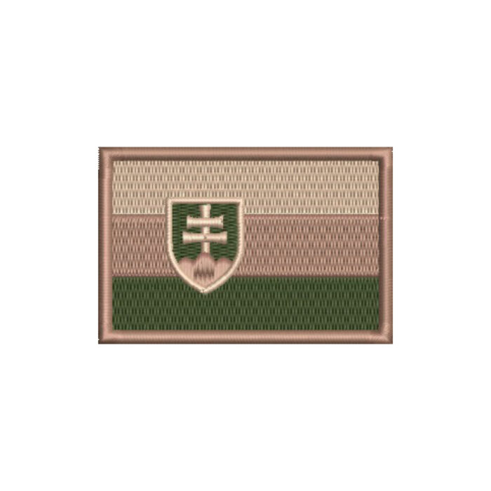 BP0197-003 Slovakia Embroidered Flag Patch 3″x2″ - Image 8