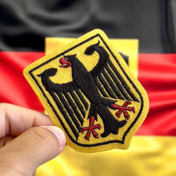 EP0081-55A Germany Shield Embroidered Patch 2.16"x2.75" - Image 2
