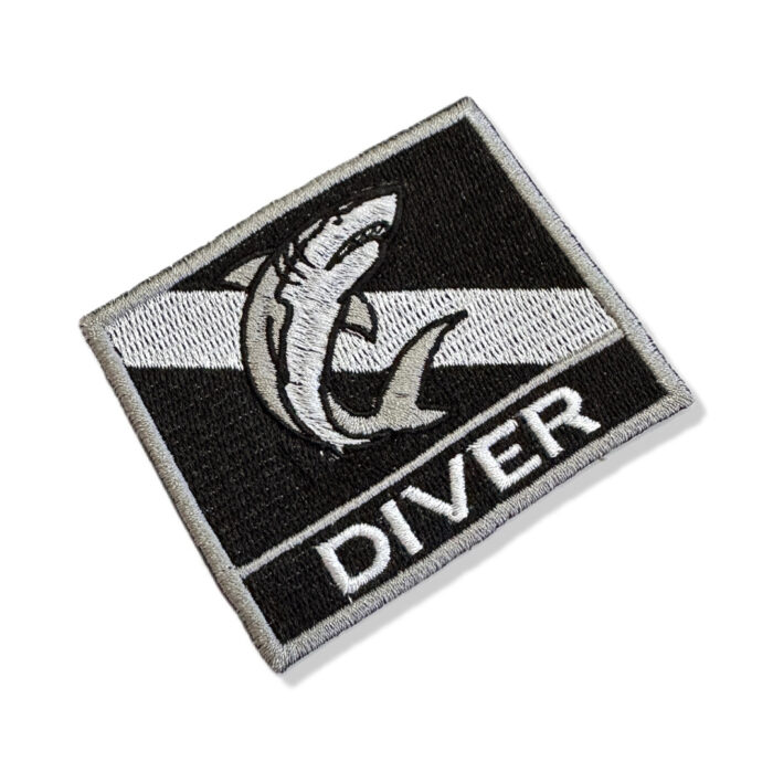 BD0176N-002 Diver Embroidered Flag Patch 3″x2.5″