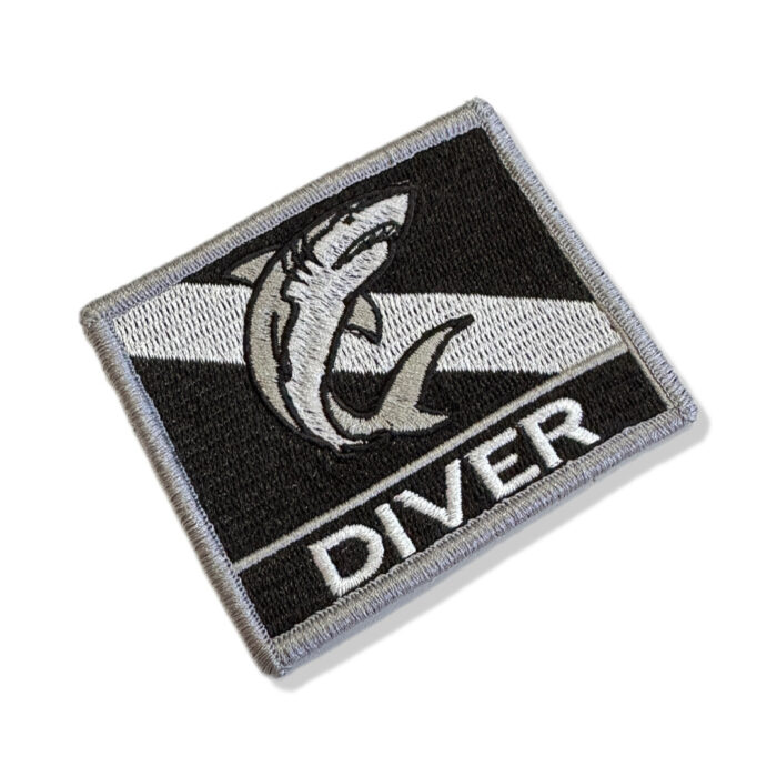 BD0176N-002 Diver Embroidered Flag Patch 3″x2.5″ - Image 3