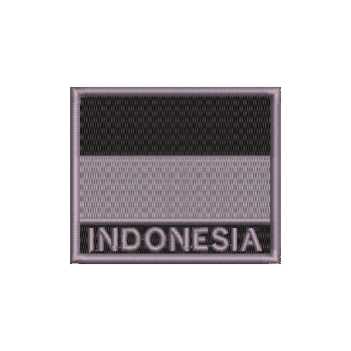 BP0419N-002 Indonesia Embroidered Flag Patch 3x2.5 - Image 7