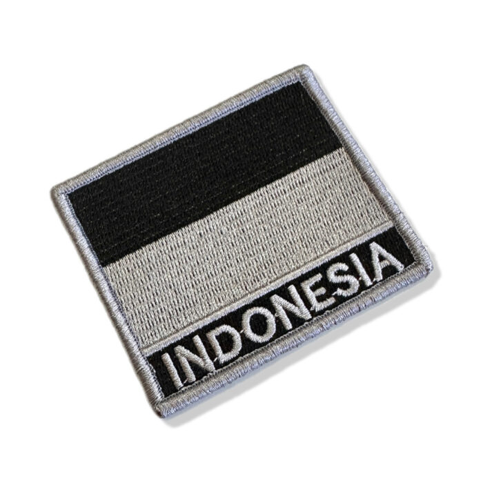 BP0419N-002 Indonesia Embroidered Flag Patch 3x2.5 - Image 3