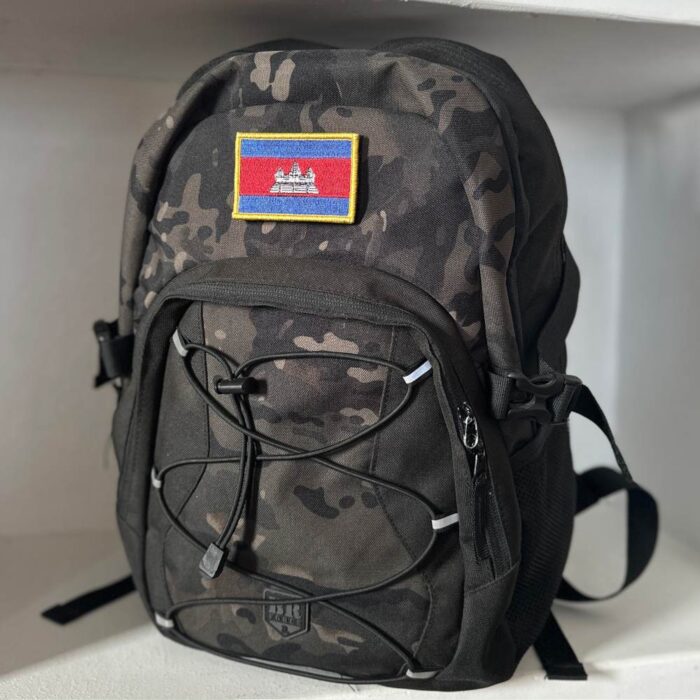 BP0205-001 Camboja Embroidered Flag Patch 3″×2″ - Image 5
