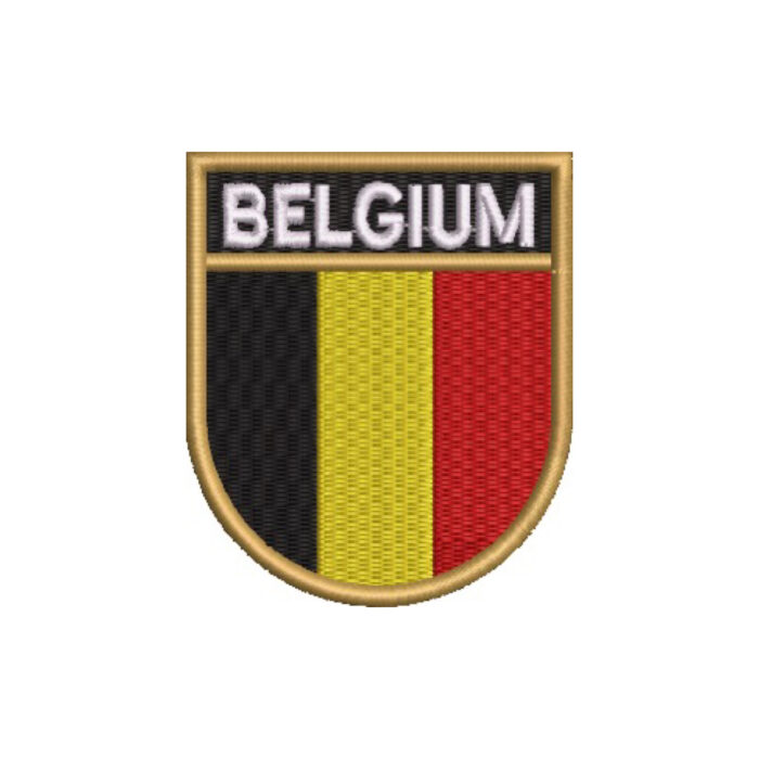 BP0215E-001 Belgium Embroidered Flag Patch 2.68″×3.15″ - Image 8