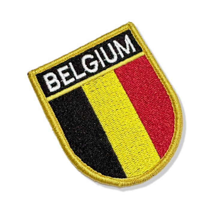 BP0215E-001 Belgium Embroidered Flag Patch 2.68″×3.15″ - Image 3