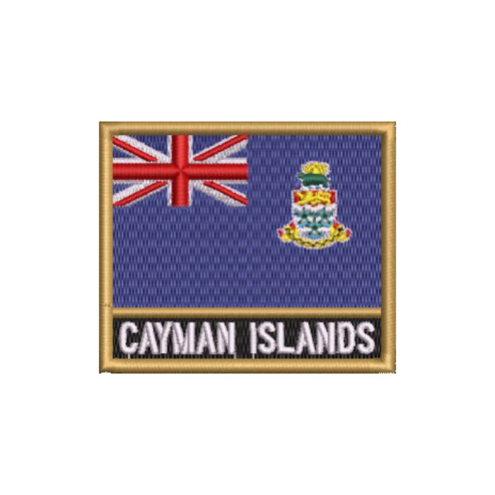 BP0422N-001 Cayman Islands Embroidered Flag Patch 3″×2.5″ - Image 8