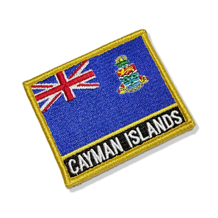 BP0422N-001 Cayman Islands Embroidered Flag Patch 3″×2.5″ - Image 3