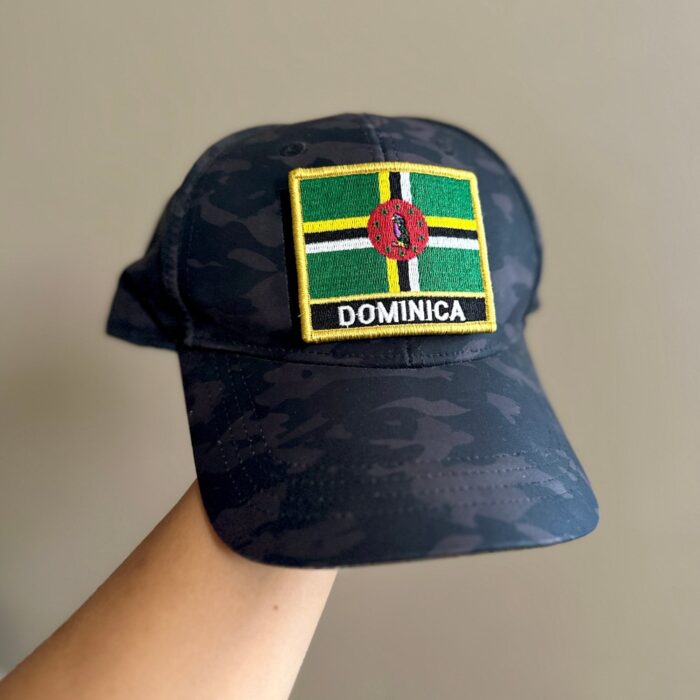 BP0432N-001 Dominica Embroidered Flag Patch 3″×2.5″ - Image 4