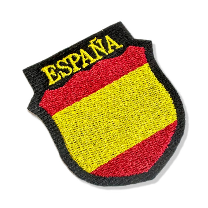 M0220-065A Shield Spain Embroidered Patch 2.67x2.5"
