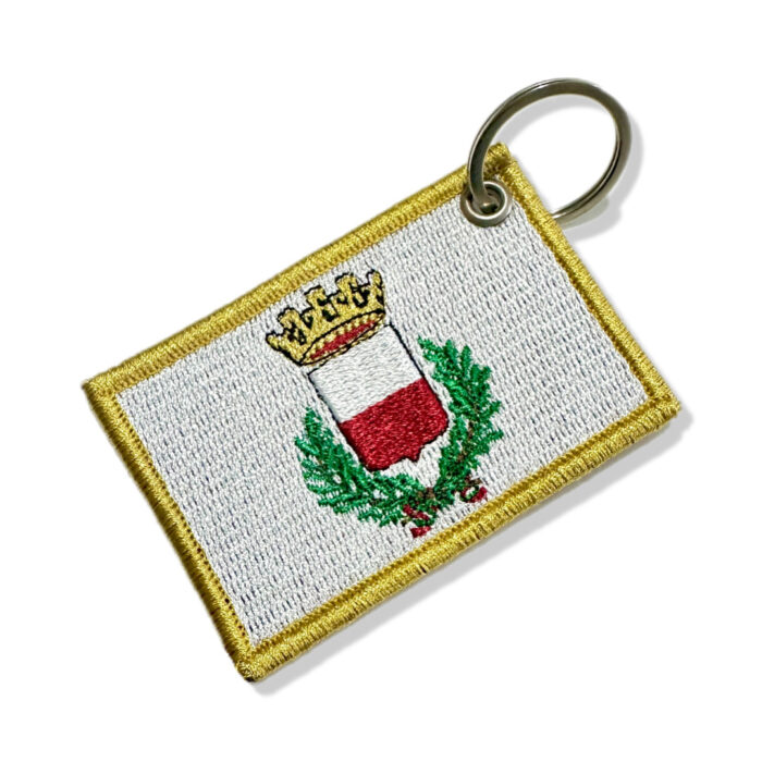 BC0238-001 Lucca Italy Embroidered Patch 3"x2" - Image 7