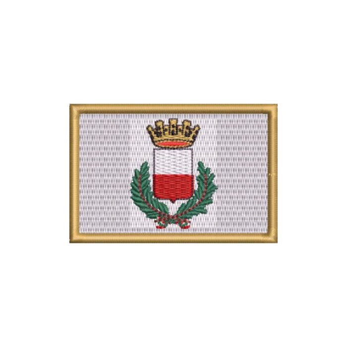 BC0238-001 Lucca Italy Embroidered Patch 3"x2" - Image 9