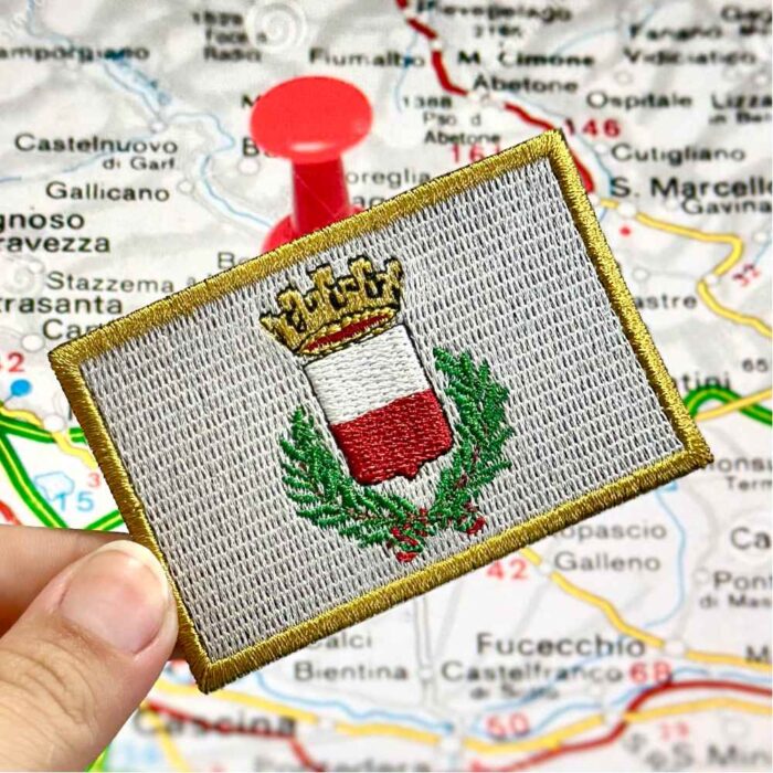 BC0238-001 Lucca Italy Embroidered Patch 3"x2" - Image 3