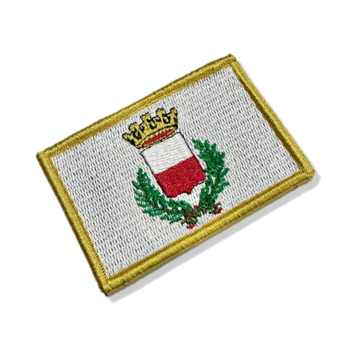 BC0238-001 Lucca Italy Embroidered Patch 3"x2" - Image 4