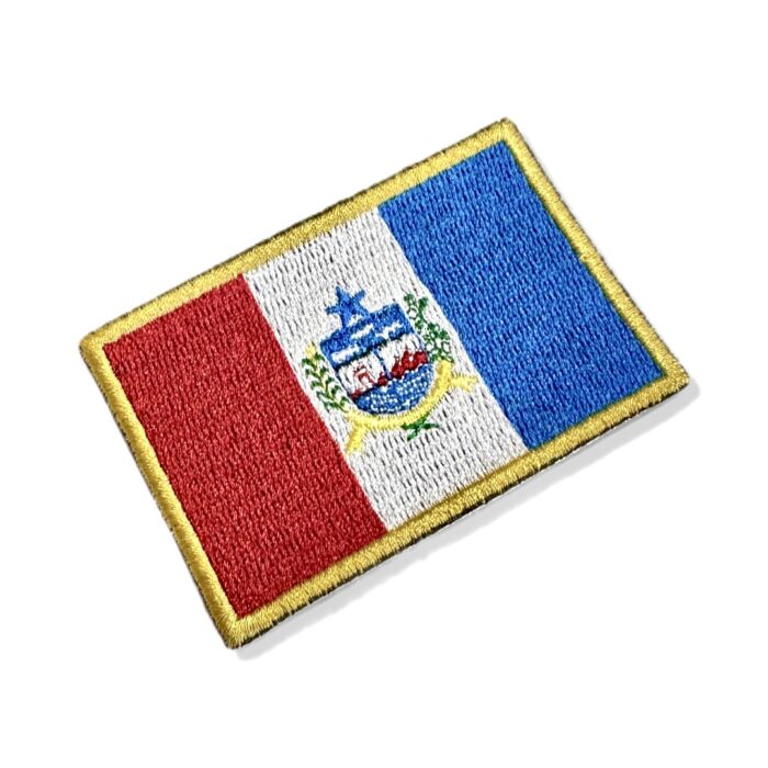 BE0398-001 Alagoas Brasil Embroidered Flag Patch 3″x2″