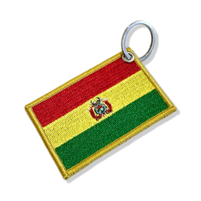 BP0029-001 Bolivia Embroidered Flag Patch 3"x 2" - Image 7