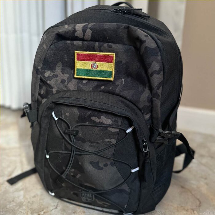 BP0029-001 Bolivia Embroidered Flag Patch 3"x 2" - Image 6