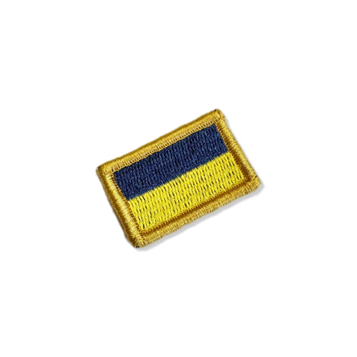 BP0408-031 Ukraine Embroidered Flag Patch 1.5"x1" - Image 4