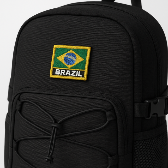 BP0420N-011 Brazil Embroidered Flag Patch 2.25″x1.8″ - Image 6