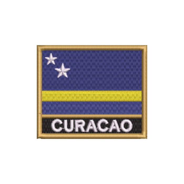 BP0421N-001 Curacao Embroidered Patch 3"x2.5" - Image 9
