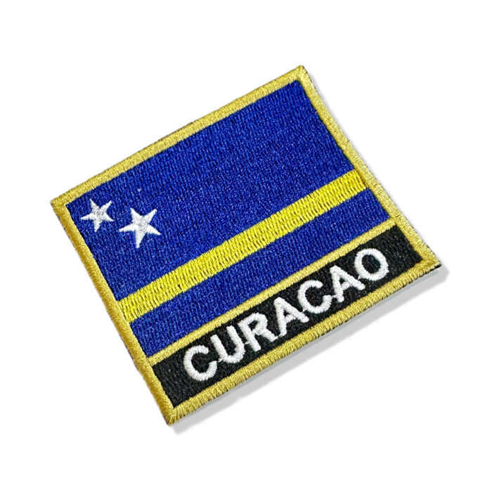 BP0421N-001 Curacao Embroidered Patch 3"x2.5"