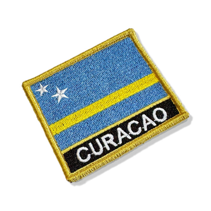 BP0421N-001 Curacao Embroidered Patch 3"x2.5" - Image 4