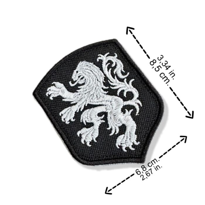 TINL037-002 Neitherland Shield Embroidered Patch 2.67"x3.34" - Image 2