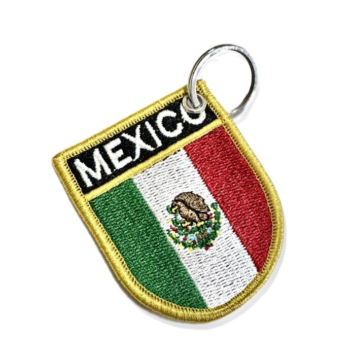 BP0050E-011 Mexico Embroidered Flag Patch 2.25″x2.68″ - Image 7