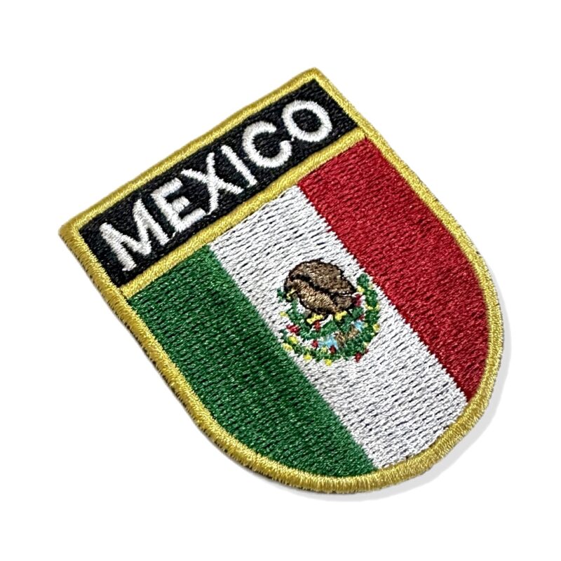 BP0050E-011 Mexico Embroidered Flag Patch 2.25″x2.68″