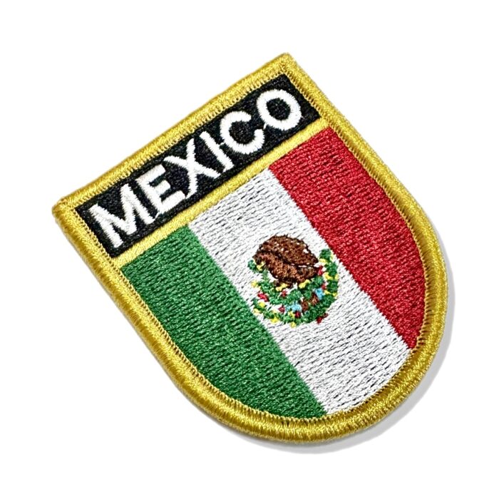 BP0050E-011 Mexico Embroidered Flag Patch 2.25″x2.68″ - Image 4