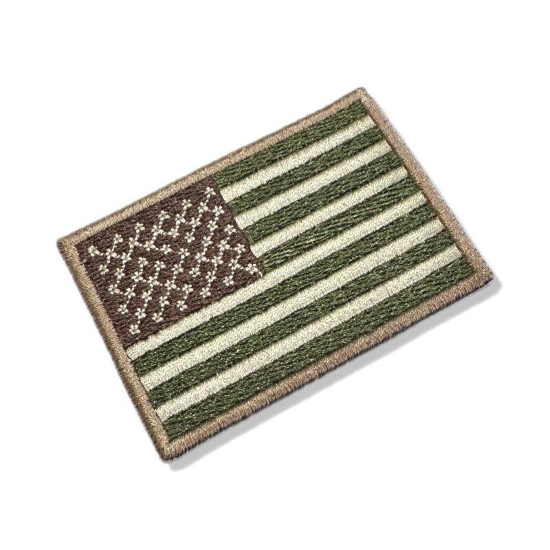 BP0055-003 USA Embroidered Flag Patch 3″x2″
